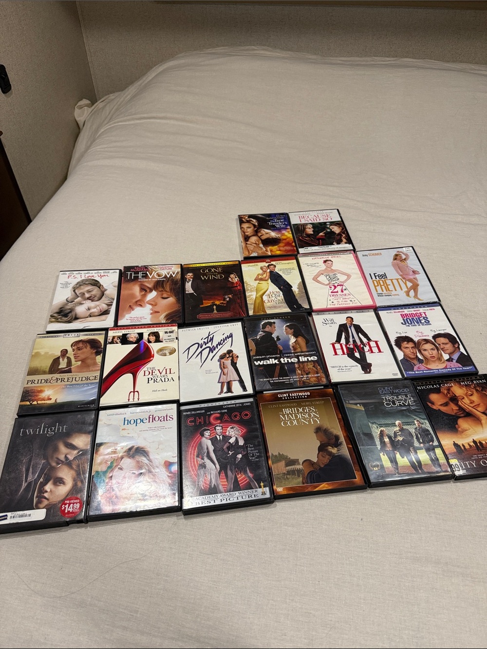 Mixed Movie DVD Lot - Assorted Titles (White)